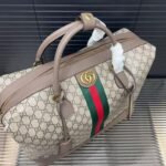Gucci Savoy Medium Duffle Bag Beige And Dark Brown 43Cm 834469 FAEOI 9746 - Image 4