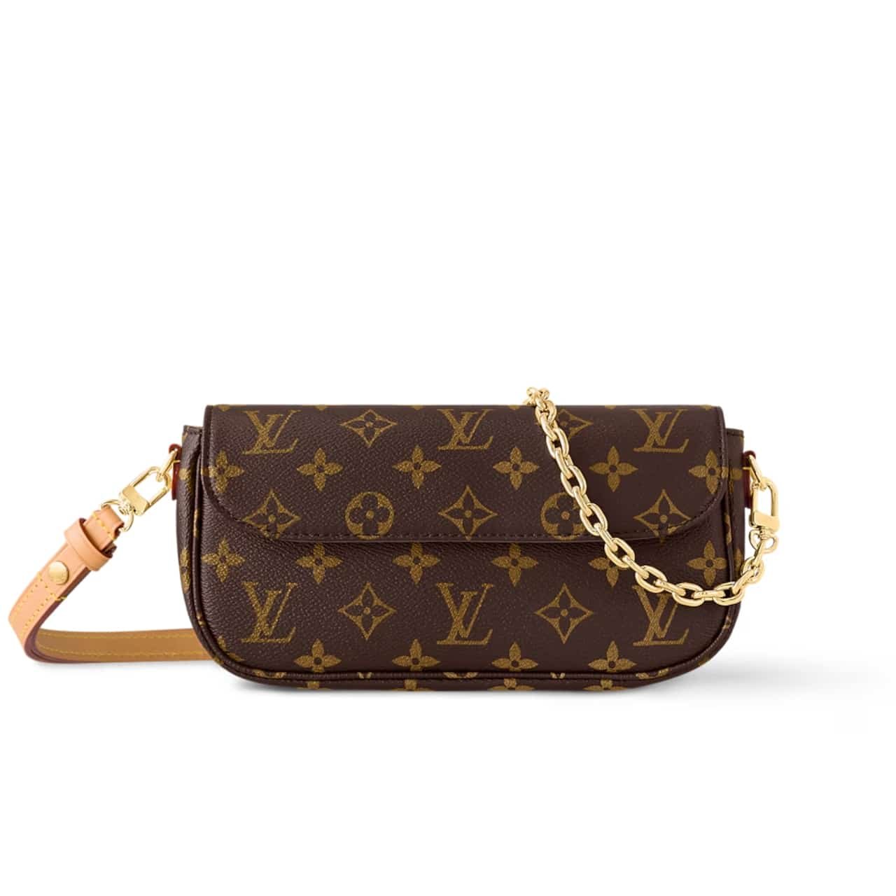 117-7-1 Louis Vuitton Ivy Bag Brown 22cm M81911 - Image 1