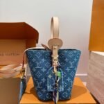 Louis Vuitton All In BB Blue Denim 18cm M28107 - Image 6