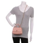 Chanel Mini Coco Handle Flap Bag Caviar Gold Hardware Pink 19Cm - Image 10