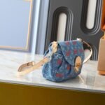 Louis Vuitton X Takashi Murakami Sunset Monogram Cherry Denim Bag 27cm M13680 - Image 3