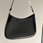 Prada Cleo Patent Leather Bag Black 27cm 1bc169 069 F03kj V Hoo - Image 8