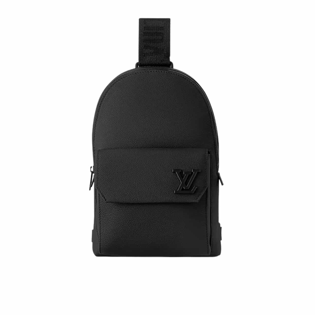 129-5 Louis Vuitton Pilot Slingbag Black 30Cm M23736 - Image 1