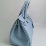 Hermes Birkin 35 Togo Leather Gold Hardware Blue 35Cm - Image 4