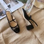 Gucci Women’s Horsebit Pump Black Leather 801893 Bnc80 1000 - Image 4
