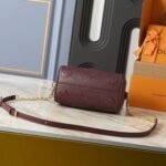 Louis Vuitton Speedy Bandouliere 20 Monogram Empreinte Grenat Red 20Cm M25929 - Image 5