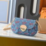 Louis Vuitton X Takashi Murakami Sunset Monogram Cherry Denim Bag 27cm M13680 - Image 2