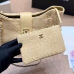 Chanel Shopping Bag Braided Raffia Beige 26Cm AS6090 B23527 U7508 - Image 6