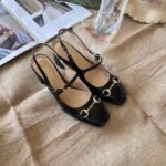 Gucci Women’s Horsebit Pump Black Leather 801893 Bnc80 1000 - Image 3