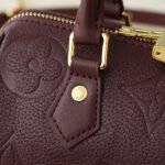 Louis Vuitton Speedy Bandouliere 20 Monogram Empreinte Grenat Red 20Cm M25929 - Image 10
