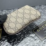 Gucci Gg Supreme Canvas Wallet Ophidia Key Case Beige And Ebony 12.5cm - Image 4