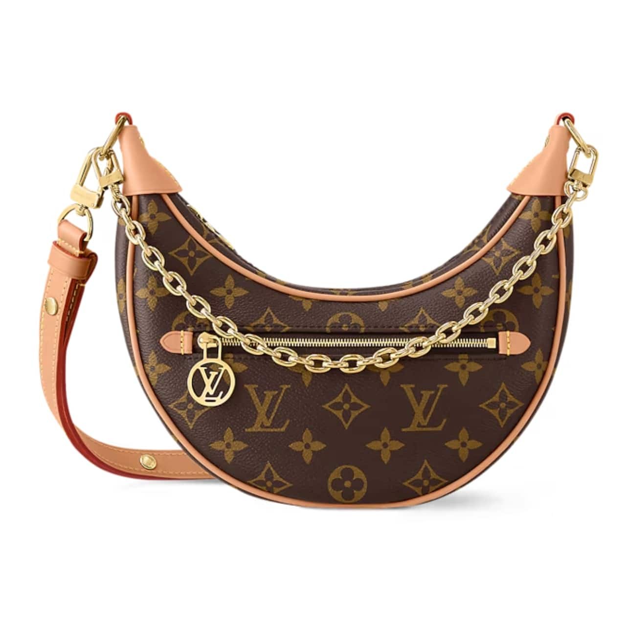 141-1-1 Louis Vuitton Loop Monogram Coated Canvas 22cm M81098 - Image 1