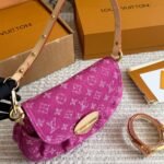 Louis Vuitton Sunset Fuchsia Denim 23Cm M28291 - Image 5