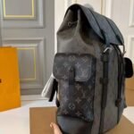Louis Vuitton Christopher PM Backpack Monogram Eclipse Black 39Cm M46331 - Image 3