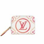 Louis Vuitton Lv By The Pool Zippy Coin Purse Coral 11cm