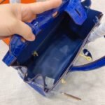 Hermes Birkin 30 Crocodile Gold Toned Hardware Dark Blue 30Cm - Image 4