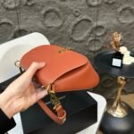 Saint Laurent Voltaire Top Handle In Box Orange 20Cm 8008460Sx0W1000 - Image 2