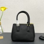 Prada Galleria Saffiano Leather Mini Bag Black 20Cm 1Ba906 Nzv F0002 V Eom - Image 2