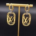 Louis Vuitton Everyday Chain Lv Earrings Gold And Silver - Image 5