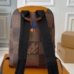Louis Vuitton Nigo Monogram Reverse Canvas Backpack Brown 29Cm - Image 8