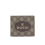 Gucci Neo Vintage Gg Supreme Wallet Beige 12cm
