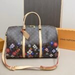 Louis Vuitton X Takashi Murakami Keepall Bandouliere 45 Brown 45Cm M14182 - Image 2