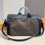 Louis Vuitton Keepall Bandoulière 50 Black And Brown 50cm - Image 2