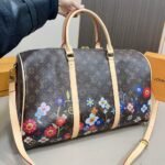 Louis Vuitton X Takashi Murakami Keepall Bandouliere 45 Brown 45Cm M14182 - Image 4