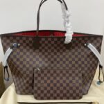 Louis Vuitton Neverfull GM Damier Ebene Canvas Red 39cm N40597 - Image 2
