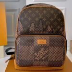 Louis Vuitton Nigo Monogram Reverse Canvas Backpack Brown 29Cm - Image 2
