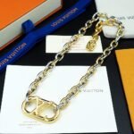 Louis Vuitton Everyday Chain Lv Necklace Gold And Silver - Image 3