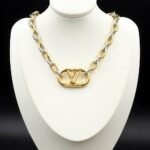 Louis Vuitton Everyday Chain Lv Necklace Gold And Silver - Image 2