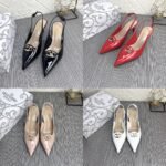 Valentino Vlogo The Bold Edition Slingback Pumps In Patent Leather 60Mm In Black - Image 8