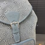 Louis Vuitton Montsouris Rucksack Monogram Wash Blue 32Cm - Image 4