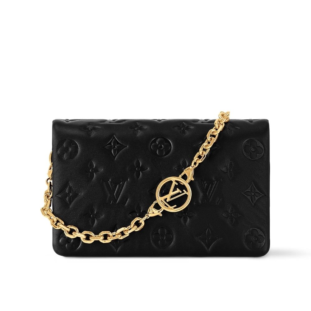 17-13 Louis Vuitton Pochette Coussin Black 20Cm M82116 - Image 1