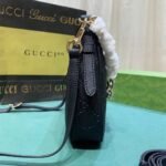 Gucci Gg Emblem Small Shoulder Bag Black 23Cm 815409 Aaeem 1000 - Image 6