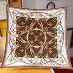 Louis Vuitton Ultimate Monogram Scarf In Brown 90Cm M77639 - Image 3