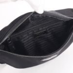 Prada Nylon Belt Bag Black 30cm - Image 4