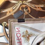Louis Vuitton Ultimate Monogram Scarf In Brown 90Cm M77639 - Image 4