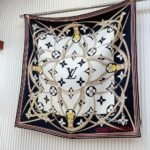 Louis Vuitton Ultimate Monogram Scarf In Black 90Cm M76649 - Image 2