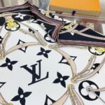 Louis Vuitton Ultimate Monogram Scarf In Black 90Cm M76649 - Image 3