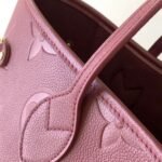 Louis Vuitton Neverfull MM Monogram Empreinte Wine Red 31Cm M25855 - Image 10