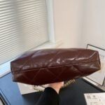 Chanel 22 Large Handbag Dark Brown 41cm - Image 4