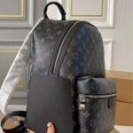 Louis Vuitton Discovery PM Backpack Monogram Eclipse Canvas Black 38Cm M22558 - Image 5