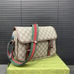 Gucci Gg Supreme Canvas Small Messenger Bag Beige Ebony 23Cm - Image 2