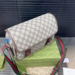 Gucci Gg Supreme Canvas Small Messenger Bag Beige Ebony 23Cm - Image 6
