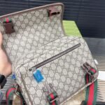 Gucci Gg Supreme Canvas Small Messenger Bag Beige Ebony 23Cm - Image 7