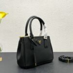 Prada Galleria Saffiano Leather Mini Bag Black 20Cm 1Ba906 Nzv F0002 V Eom - Image 6