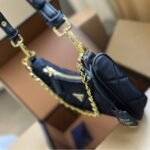 Prada Re Edition 1995 Chaîne Re Nylon Mini Bag Black 22Cm 1Bc204 2Aos F0002 V Qoo - Image 7