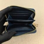 Louis Vuitton Zippy Coin Purse Wallet Denim Blue 11Cm M82957 - Image 4